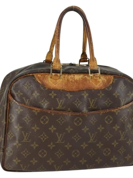 Louis Vuitton Handbags - LOUIS VUITTON Monogram Deauville Hand Bag M47270 LV Auth ka1385